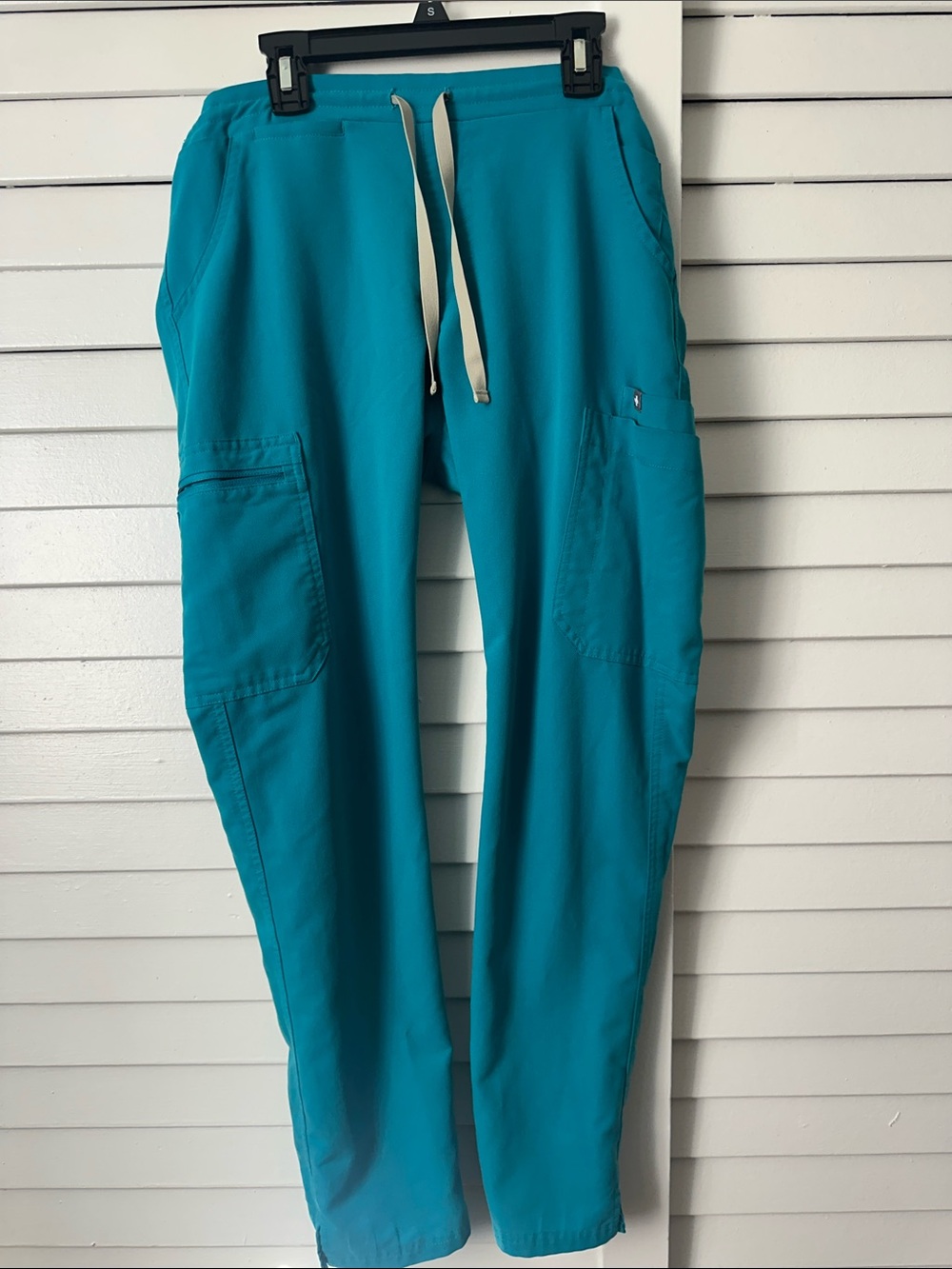 Figs Women's Teal XS Straight-Leg Scrub Pants